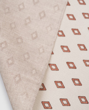 Brunello Cucinelli Reversible patterned silk pachet scarf MX8730091