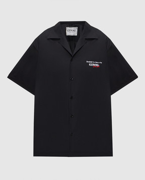 Iceberg Black shirt with Peanuts print G0400187