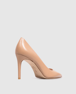 Stuart Weitzman Beige leather POWER shoes SK303