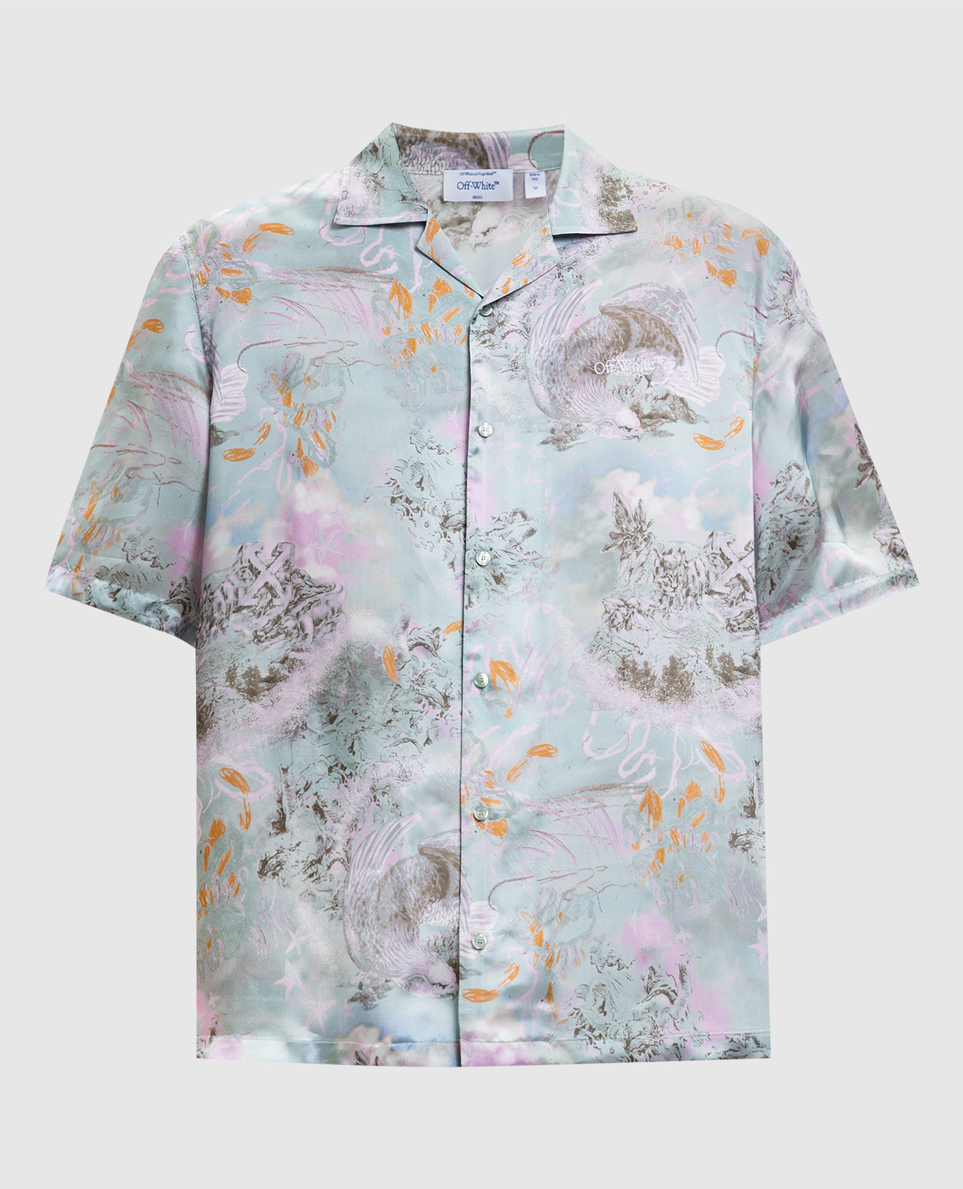 

Blue printed shirt Off-White, Light blue