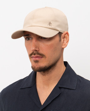 Premiata Beige cap with embroidered emblem BALL27