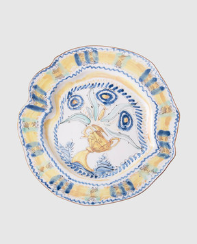 SELETTI Classics on Acid Porcelain Asymmetric Dinner Plate 11202