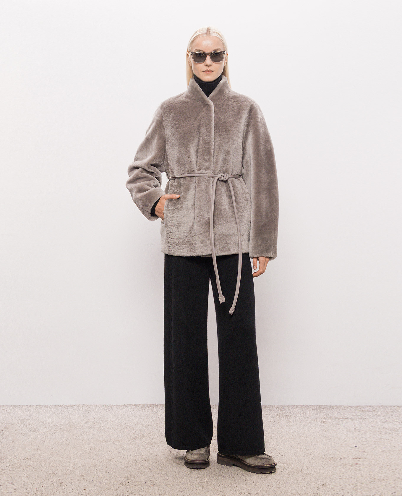 Black Olanda cashmere pants LISA YANG 2