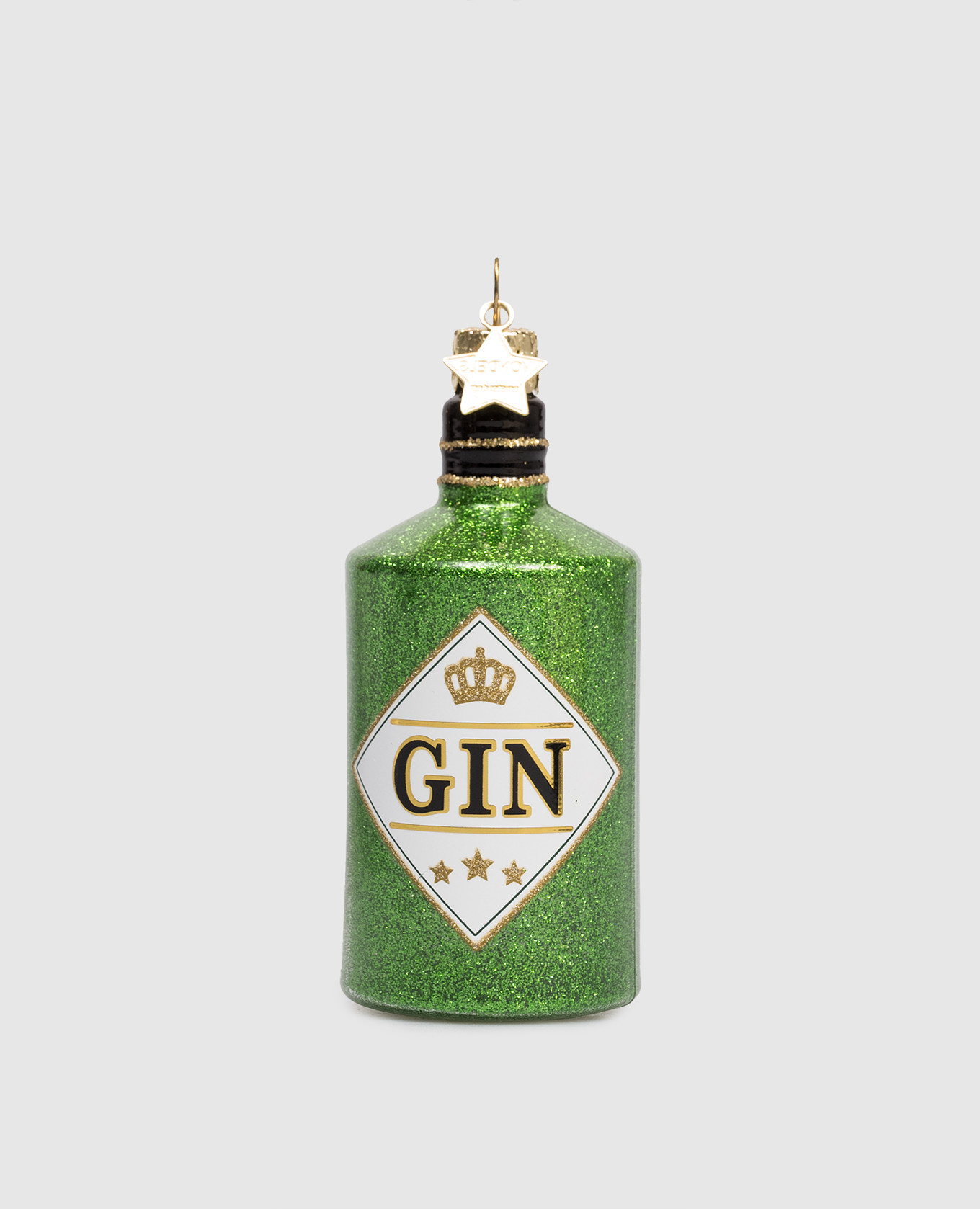

Gin Bottle Christmas Tree Ornament Vondels, Green