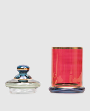Griffe Glass storage container with holographic effect AQ663A