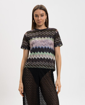 Missoni T-shirt with lurex pattern DS26SL01BR014W
