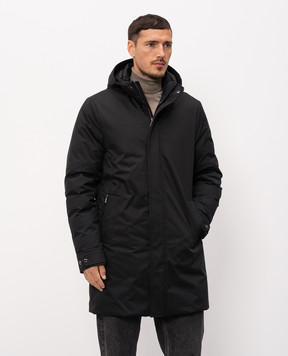 MooRER Black down jacket VERMONT VERMONTADS