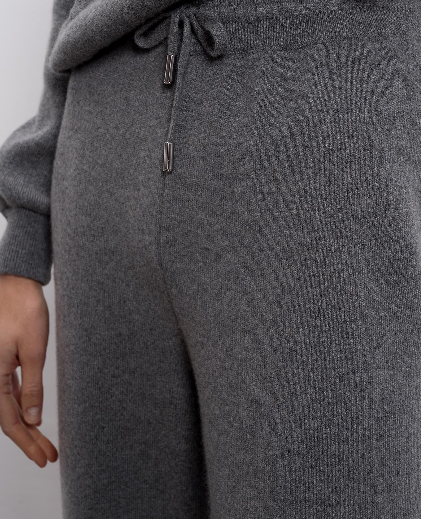 

Gray cashmere tracksuit Babe Pay Pls, Grey