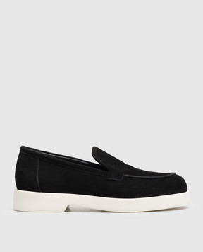AGL Andrea black suede loafers ANDREA