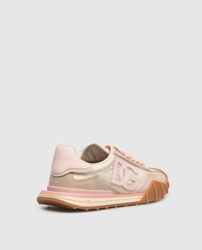 Dolce&Gabbana Beige DG Athletic combination sneakers CK2384AZ681