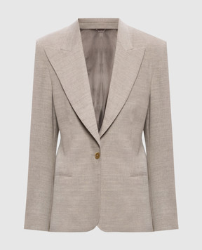 Marco Pescarolo Airis grey wool and cashmere jacket AIRISD5429