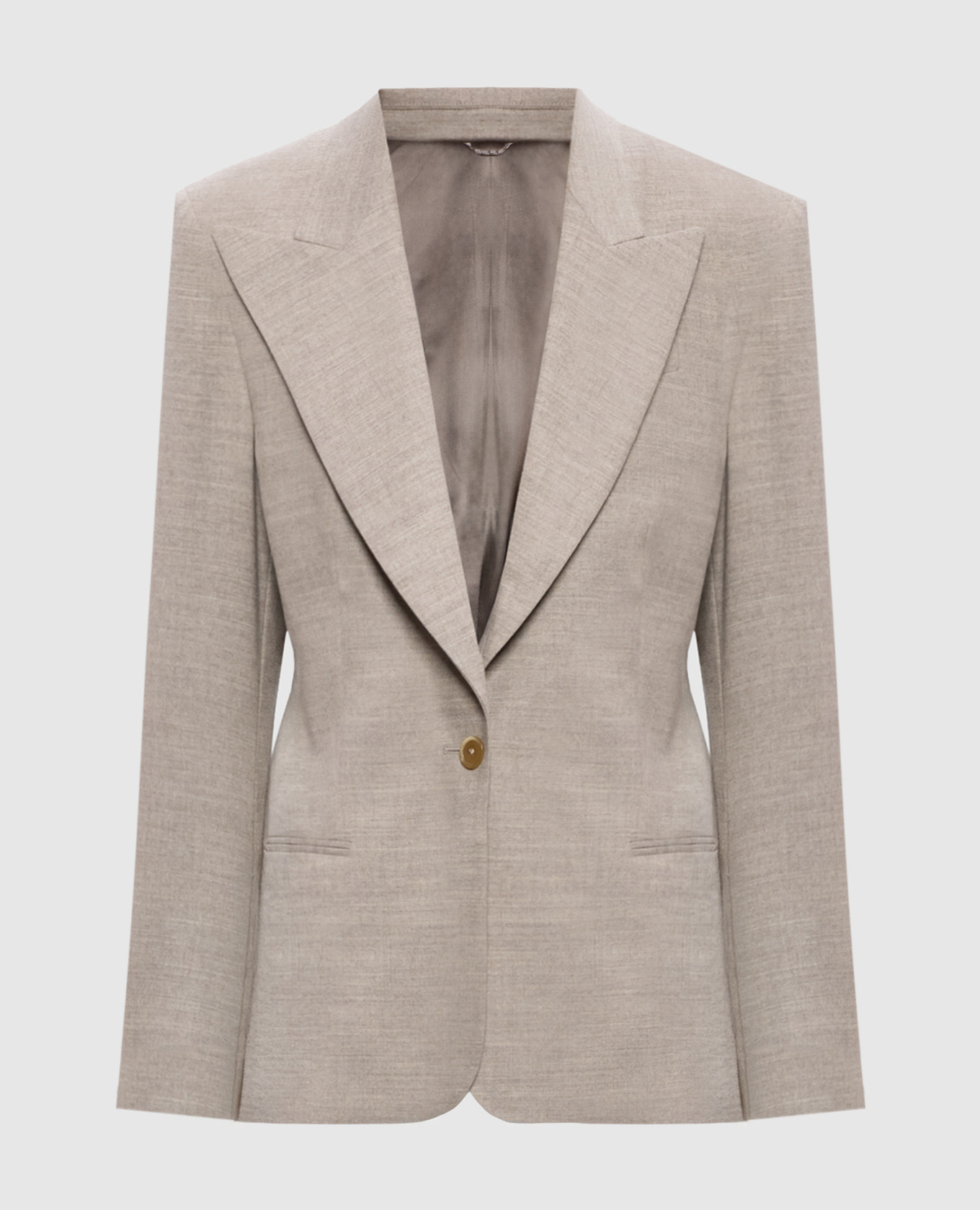 Airis grey wool and cashmere jacket