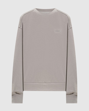 Juun.j Gray sweatshirt with print JW6141W032
