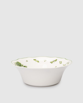 Geminiano Cozzi 1765 White porcelain salad bowl Rosa Rosae SKBBU24249019