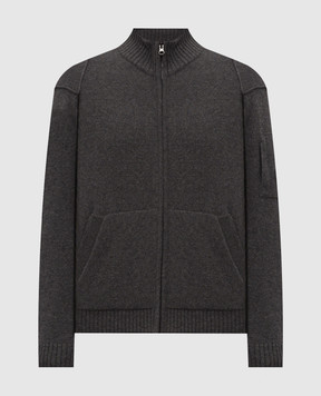 C.P. Company Gray cardigan with wool MKN708A110149A