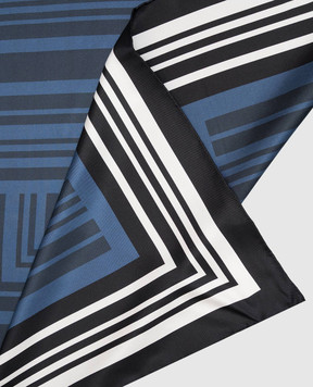 JOSEPH Blue Zenza silk scarf JF010196