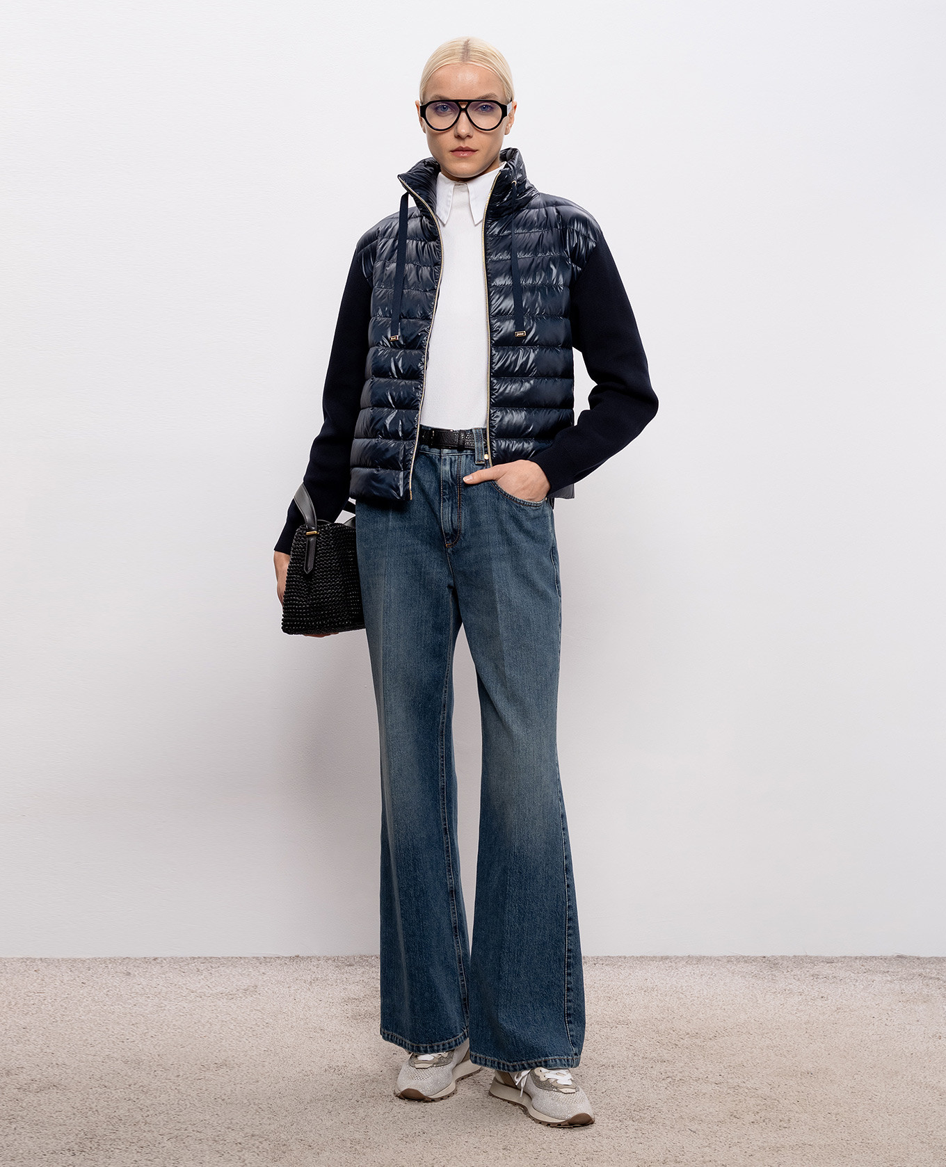 

Blue combination jacket Herno