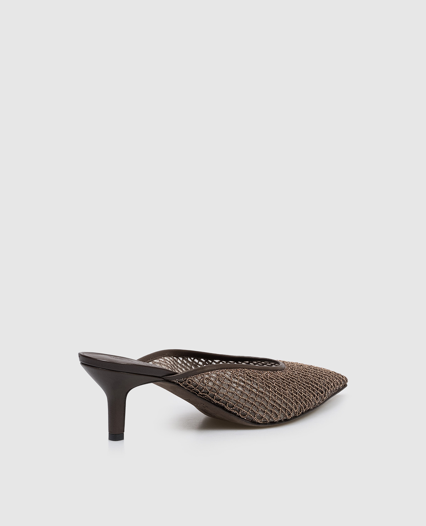 

Brown mules with a monil chain Brunello Cucinelli