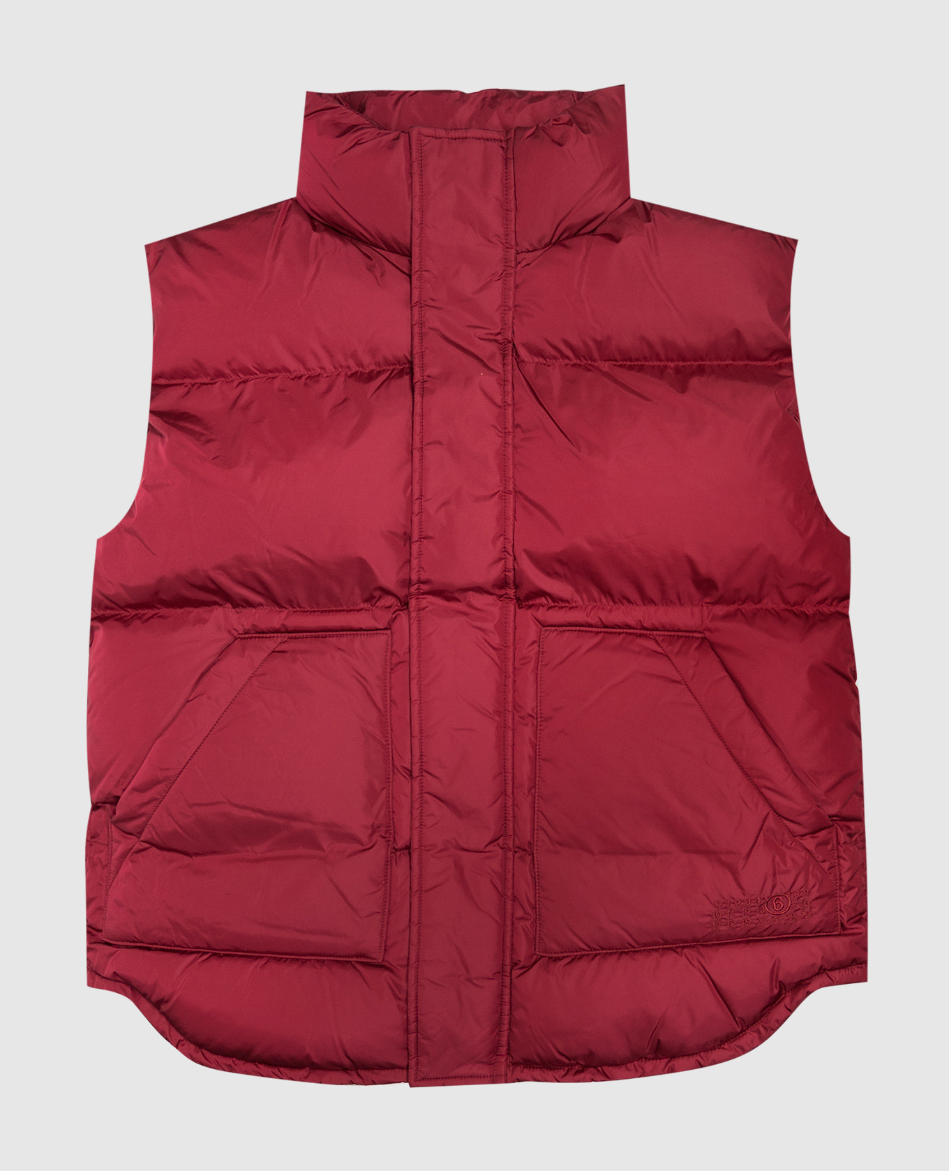 Children's burgundy vest