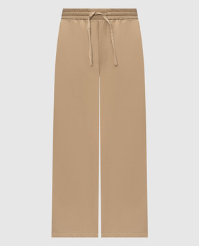 Ami Paris Beige cotton pants HTR868CO0214