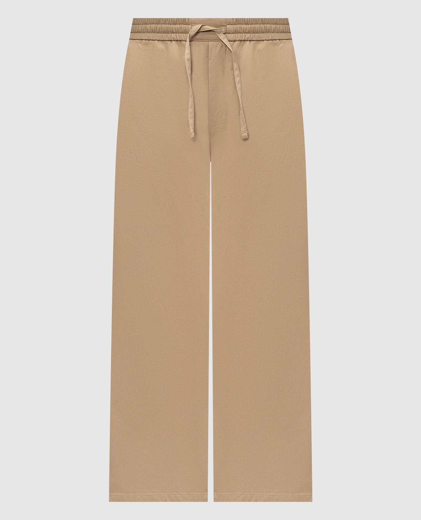Beige cotton pants Ami Paris