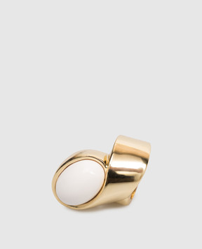 Reco Gold ring with cabochon insert AN100