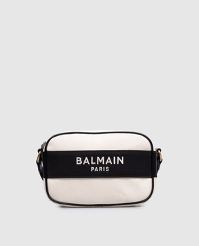 Balmain Ivory children's bag with logo embroidery BY0B68Z0042