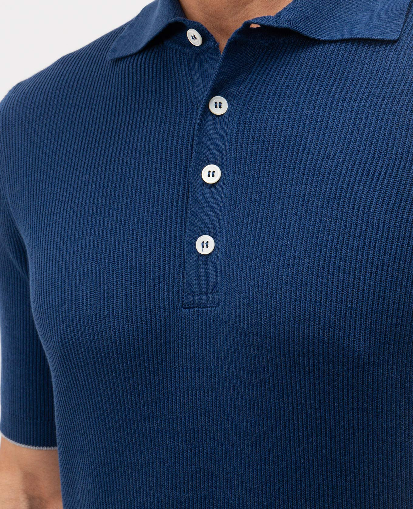 Blue polo Brunello Cucinelli 5