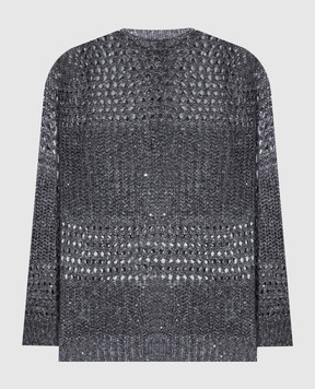 Peserico Gray linen jumper S99125F0309322
