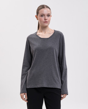 The Row Gray Fraya cotton longsleeve R000684K801