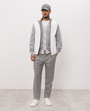 Brunello Cucinelli Ivory layered T-shirt M0B137427