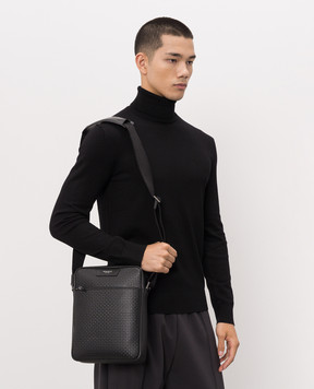 Serapian Black North South leather bag SRSTSMML679919BCG2