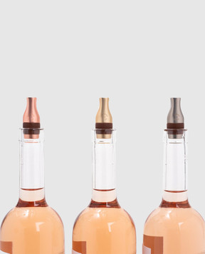 L`atelier du vin Set of wine bottle stoppers with logo 095741