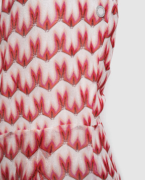 Missoni Children's pink patterned jumpsuit MYAA32Q0116