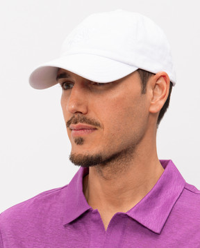 Vilebrequin White cap with embroidery CSNU2401