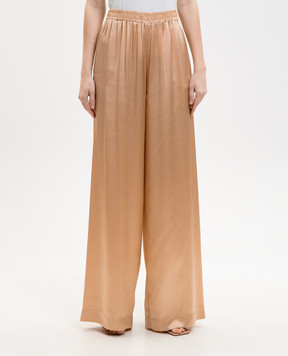 Ermanno Scervino Beige silk pants D482P756NXE