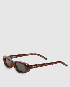 Saint Laurent Brown sunglasses 557 SHADE PLUMP A003CXY9958