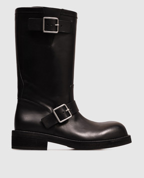 Ann Demeulemeester Sarith black leather boots B0014061LT049