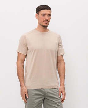Sease Beige T-shirt KR077XG106