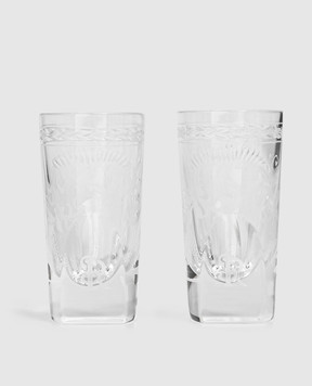 Stefano Ricci Set of crystal glasses with a pattern OCRG01CESEL