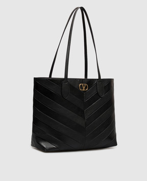 Valentino Black leather Jean tote bag 9W2B0T79KID