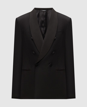 Dolce&Gabbana Black double-breasted jacket G2UH7TFU2Z8