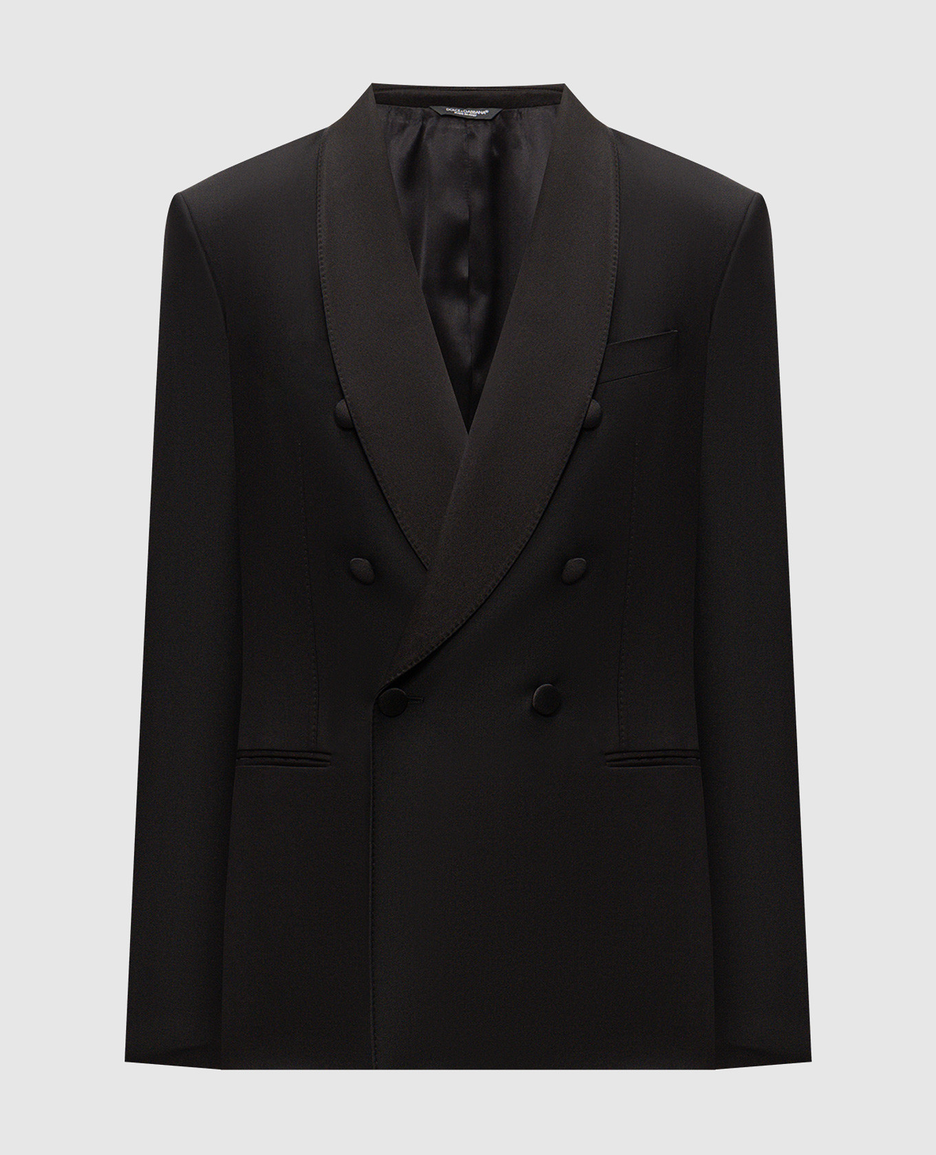Black double-breasted jacket Dolce&Gabbana