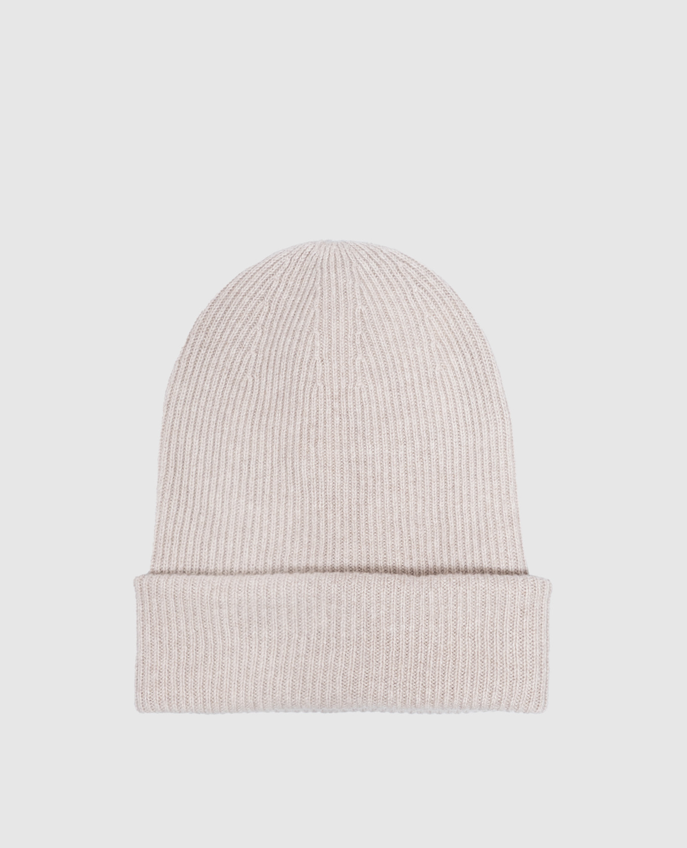 Beige cashmere hat Stockholm