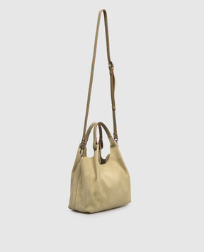 Gianni Chiarini Dua green suede tote bag BS9779CMPL