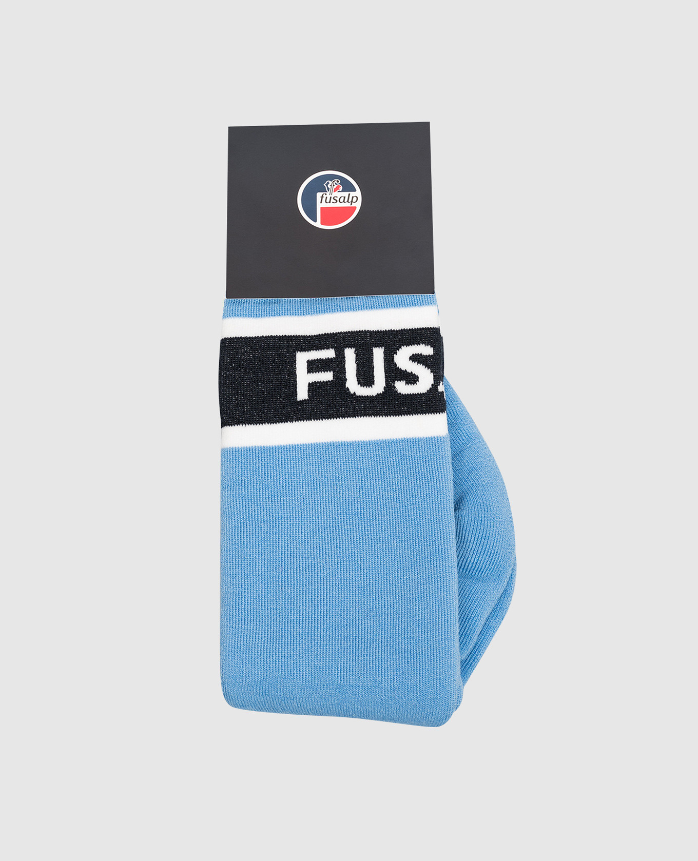Blue PISTE PRO socks with wool