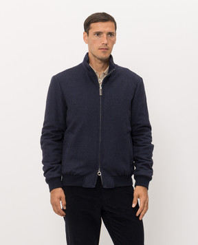Stefano Ricci Blue cashmere and silk jacket MZJ6300050C174HA
