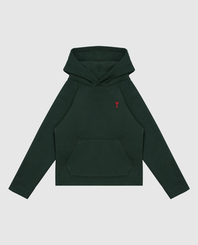Ami Paris Children's green hoodie KSW811JE0269