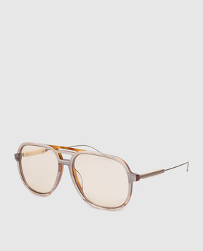 Brunello Cucinelli Sartorial Sunset Monogram Engraved Sunglasses MOCMULTS38