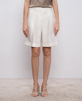 Peserico White shorts A04083Z03183
